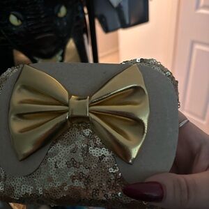 Loungefly Gold Sequin Bow Wallet